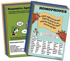 English Sharpener Posters: Spelling, Grammar & Punctuation