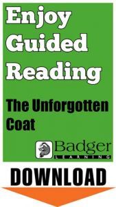 Enjoy Guided Reading: The Unforgotten Coat Teacher Notes