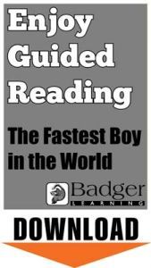 Enjoy Whole Class Guided Reading: The Fastest Boy in the World Teacher Notes